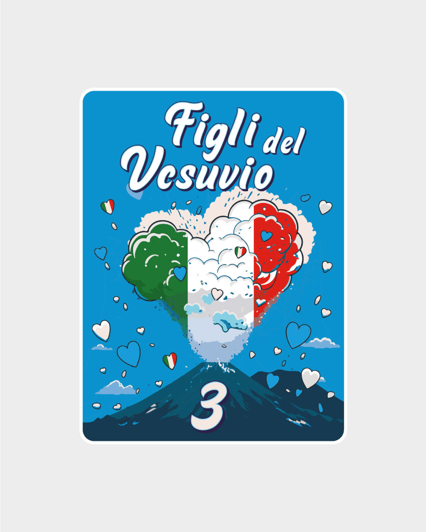 Adesivo Figli del Vesuvio