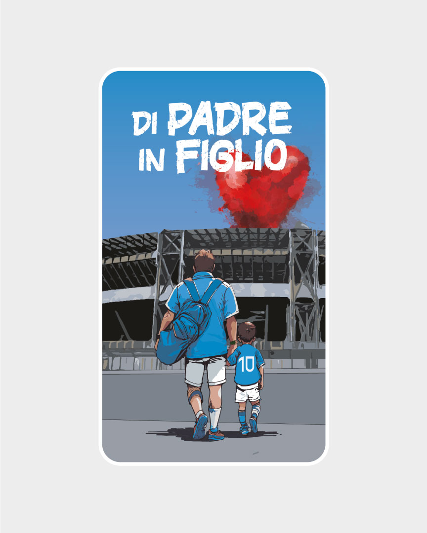 Adesivo Di padre in figlio