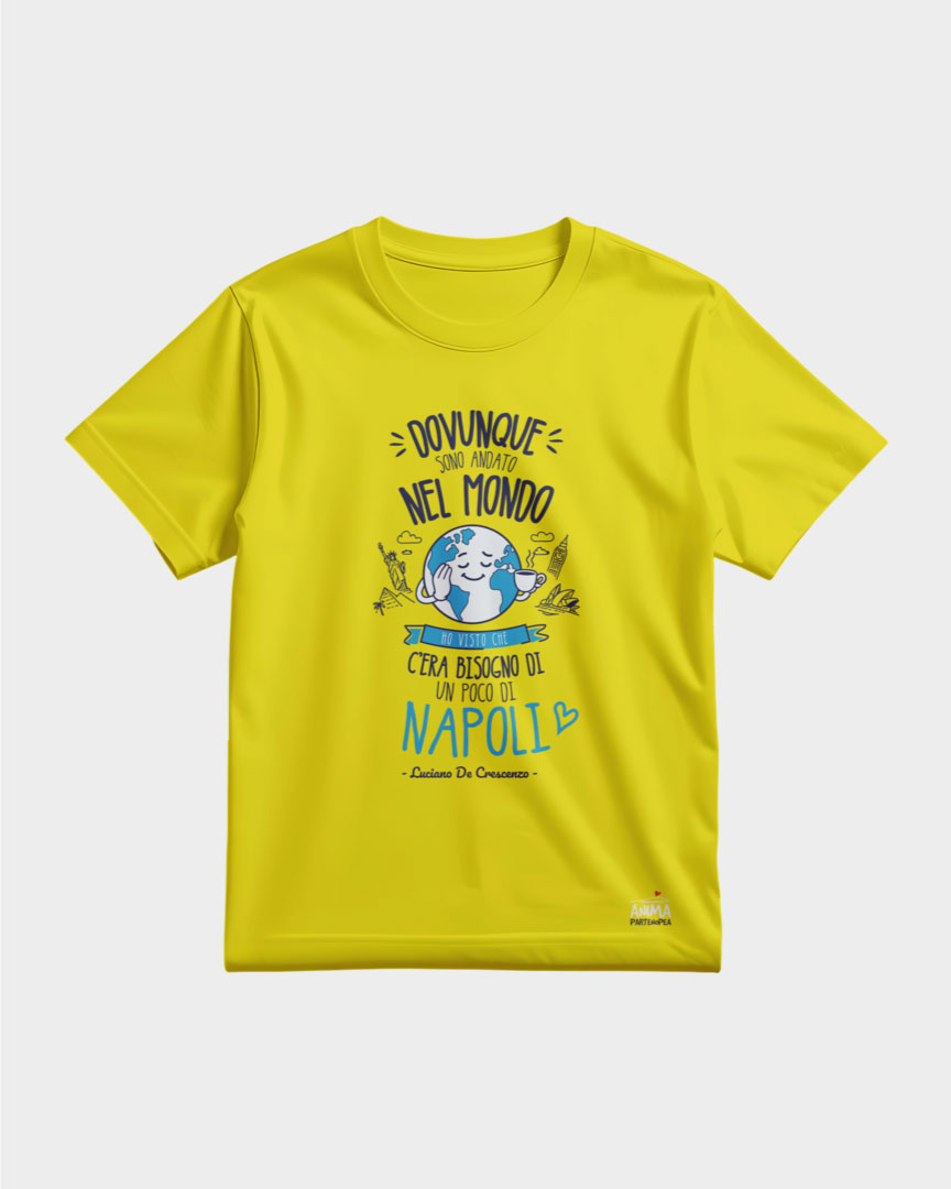 T-shirt Napoli nel mondo